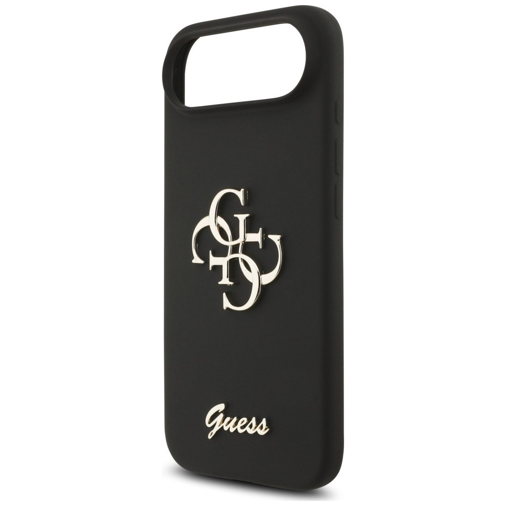Etui Guess Silicone Big 4G Script do iPhone Air czarny